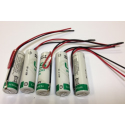 5 lithium batteries ls 14500 aa 3.6v 2000mah cr14505 er14505 ls14500 er6h ls14500c ltc17c tl5104 er6aa jr international - 4