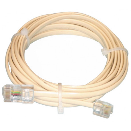 Rj11 6p4c telephone cable 3m 8p4c rj45 to 3.0 hqbf t017 phone plug cable hq - 1
