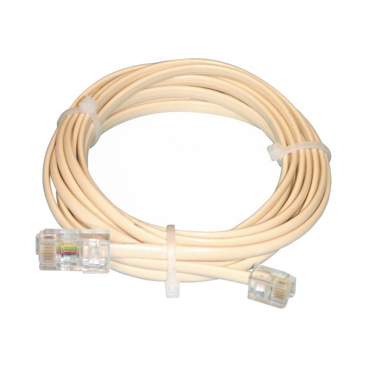 Rj11 6p4c telephone cable 3m 8p4c rj45 to 3.0 hqbf t017 phone plug cable hq - 1