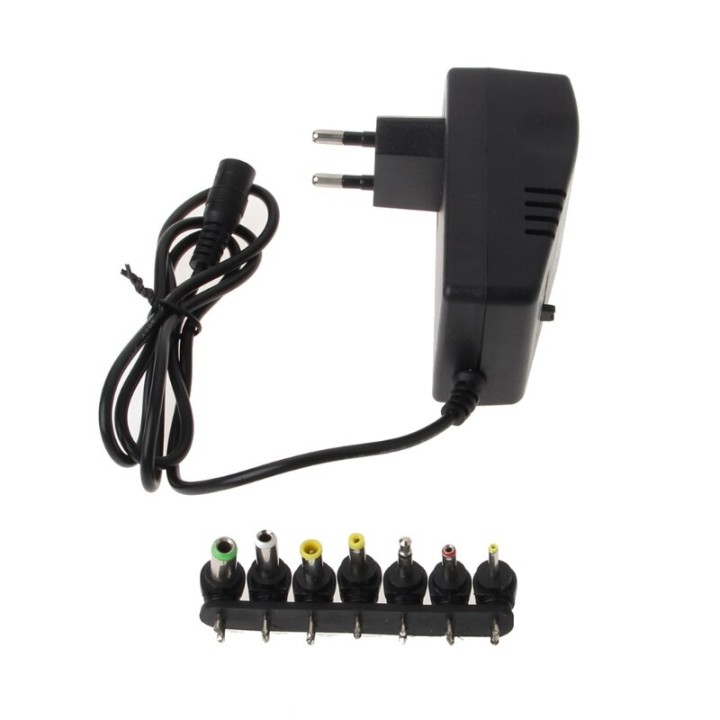 Alimentation universelle 220v 3V 4.5V 5V 6V 7.5V 9V 12V usb 5v 2.1A 6 fiches