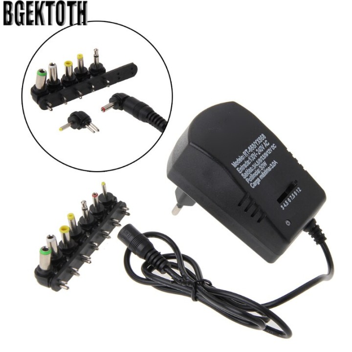 Alimentation universelle 220v 3V 4.5V 5V 6V 7.5V 9V 12V usb 5v 2.1A 6 fiches