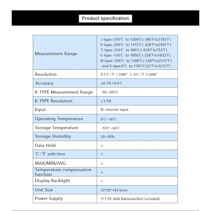 K tpye Weit verbreitete Anwendung J R T E N, K Typ Thermoelement Temperatursensor In Temperaturmessung jr  international - 12