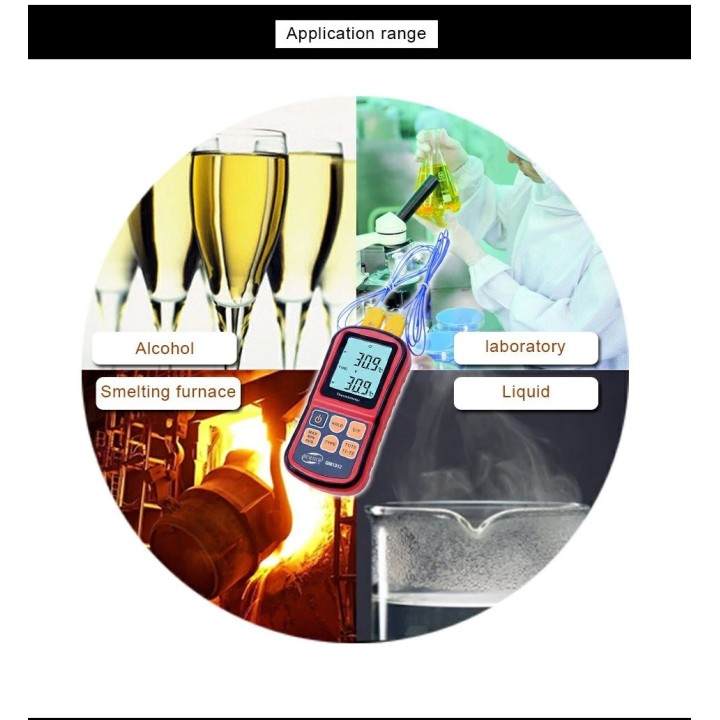 K tpye Ampiamente applicazione J R T E N, sensore di temperatura a termocoppia tipo K nella misurazione della temperatura jr  in