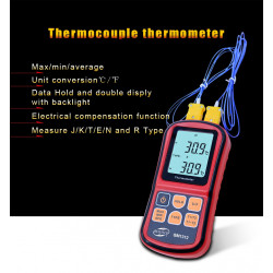 digital K tpye Application J R T E N Type thermocouple thermometer temperature sensor GM1312 productcaster - 16