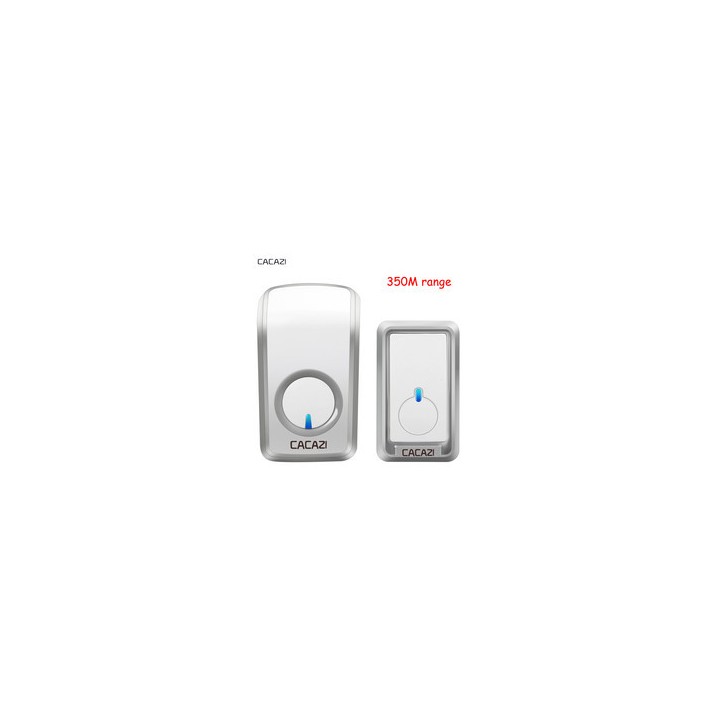 Carillon de porte 220v sonnette sans fil étanche 350m appel à distance 200m a 350m 48 sonneries prise euro
