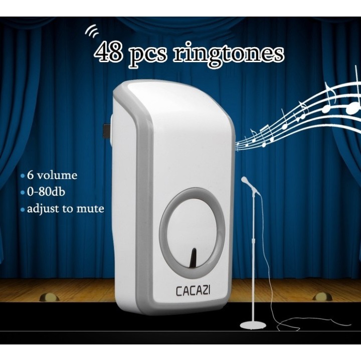 Campanello senza fili universale 350M con campanello senza fili CHIAMATA impermeabile