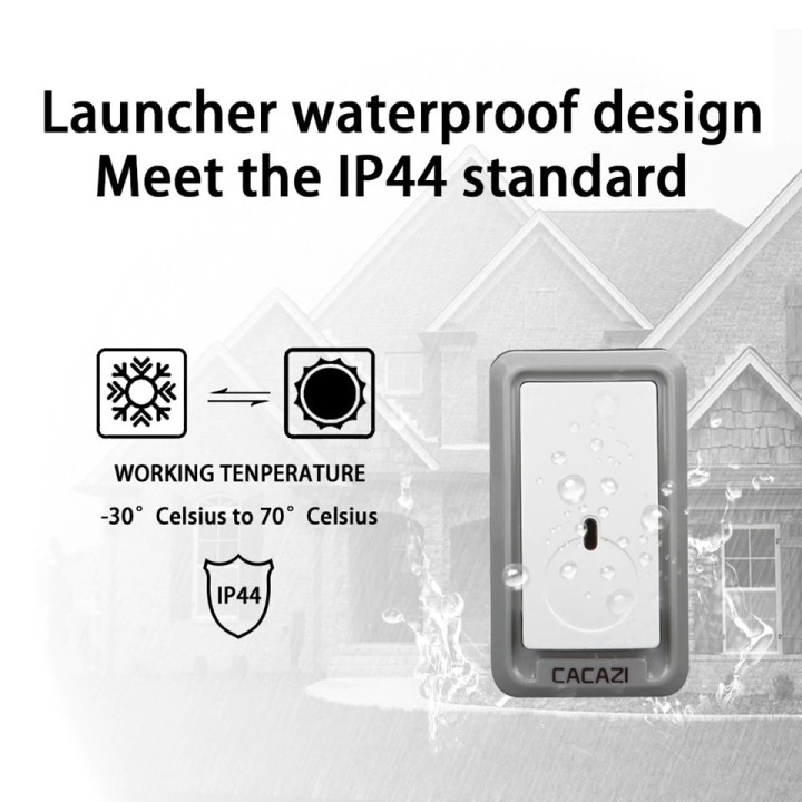Universal 350M Long Wireless Doorbell Remote CALL Waterproof Smart Door Bell No batteries Music Doorbell EU Plug 110v 220v
