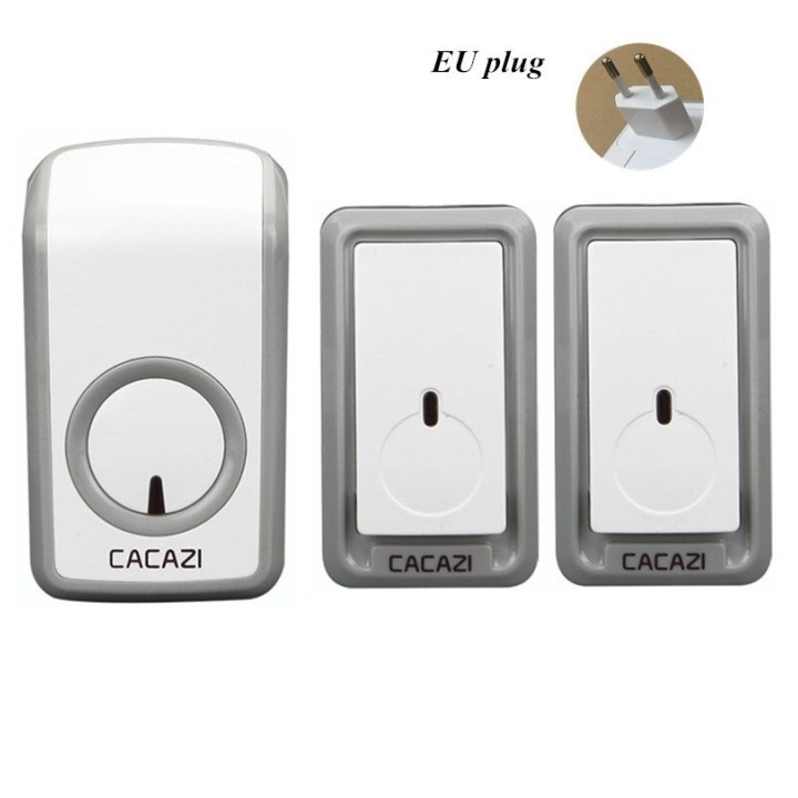 Universal 350M Long Wireless Doorbell Remote CALL Waterproof Smart Door Bell No batteries Music Doorbell EU Plug 110v 220v