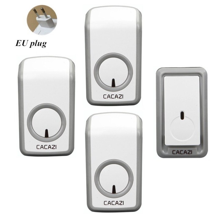 Universal 350M Long Wireless Doorbell Remote CALL Waterproof Smart Door Bell No batteries Music Doorbell EU Plug 110v 220v