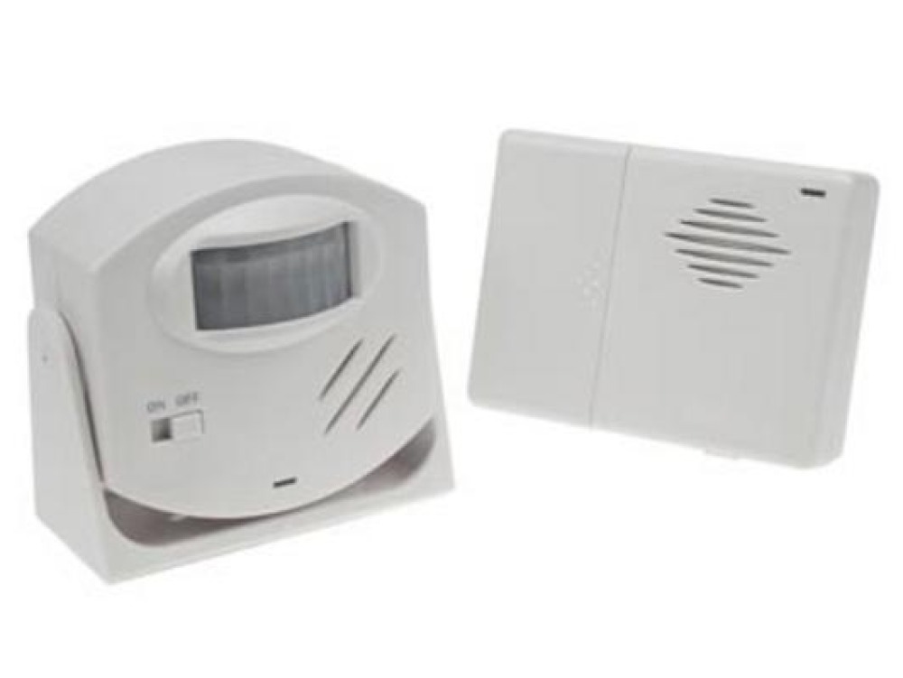 Timbre de alarma con detector pir de movimientos velleman - 1