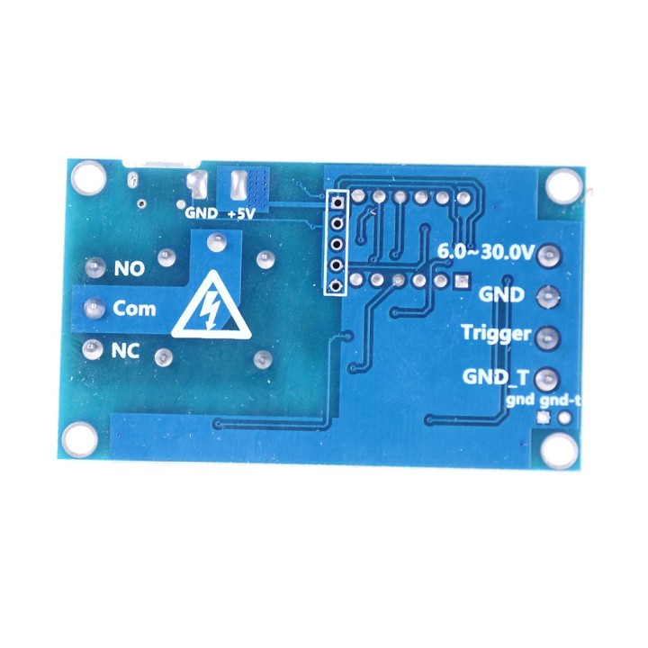Relais temporisé retardateur 12v frm01 programmable 1 seconde a 270 h 26374 timer commande positive