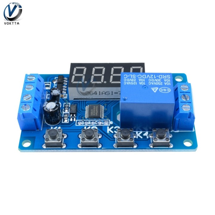 Multifunktions- self- lock relay cycle timer -modul plc home automation delay- 12v
