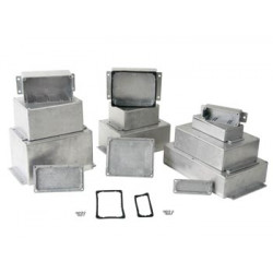Sealed die cast aluminium case with flange velleman - 1