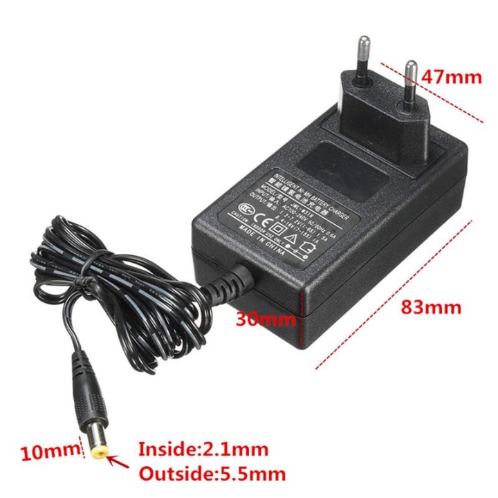 Ladebatterie Ni-MH Ni-Cd 2.4v 3.6v 4.8v 6v 7.2v 8.4v 9.6v 10.8v 12v 13.2v 14.4v 15.6v 16.8v 18v