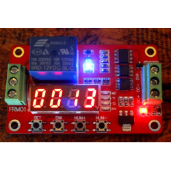 Multifunzione auto -lock relay cycle timer modulo plc home automation delay 24v h-tronic - 8