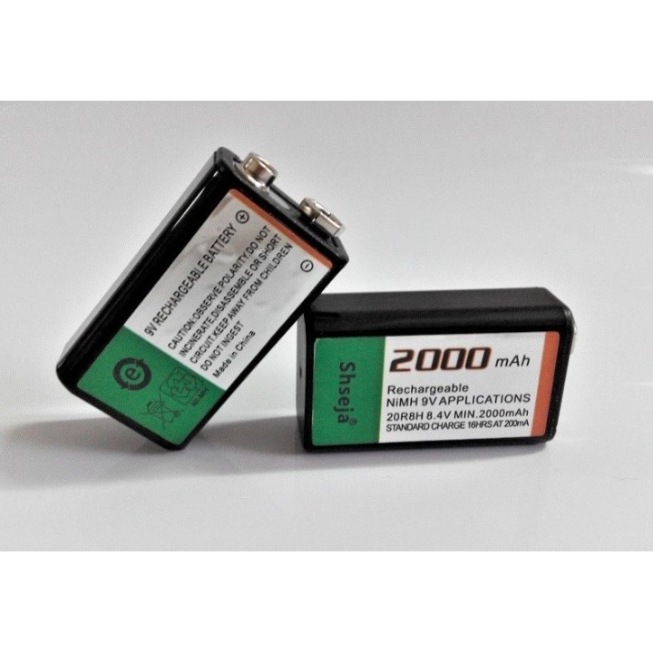 2000mAh Kapazität geringe Selbstentladung 9V-Akku-Technologie mit Sicherheit in Japan Herstellung 1000mA 1200mA floureon - 3