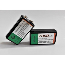 2000mAh capacità bassa auto-scarica 9V tecnologia di batteria ricaricabile di produzione in Giappone sicure 1000mA 1200mA 1500mA