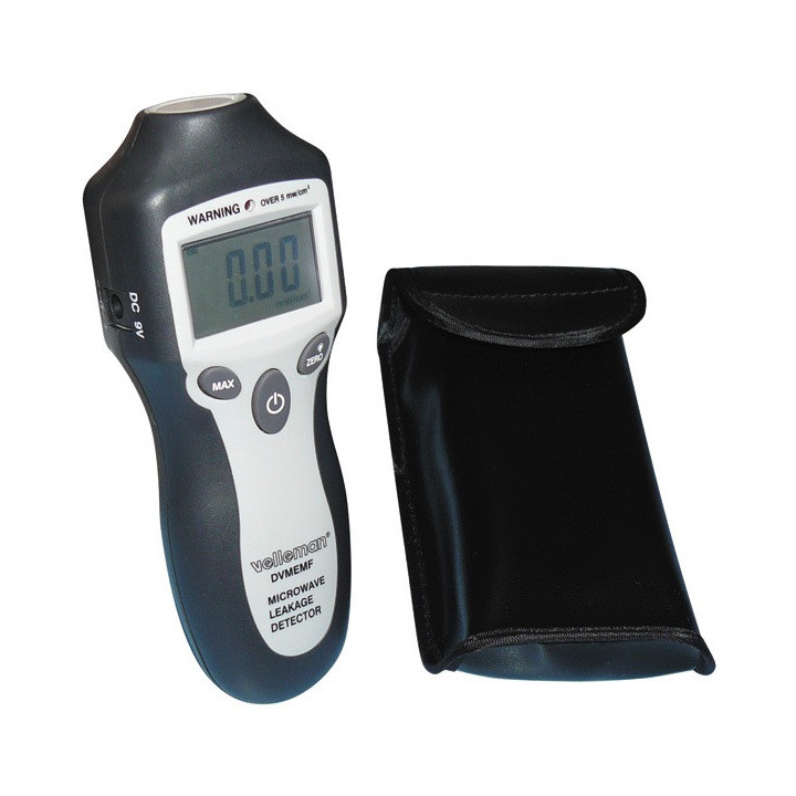 Detector de huida microondas digital + funda radiacion nociva deteccion campo electrico magnético velleman - 16