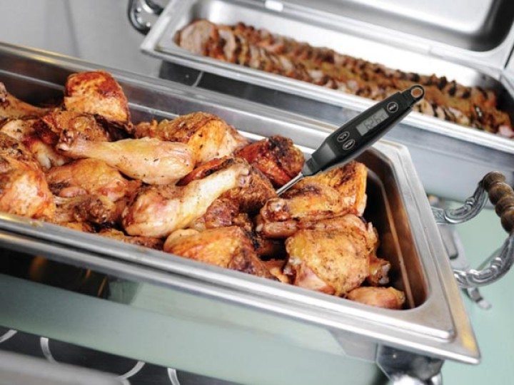 Cooking digital thermometer temperature sensor lcd dtp5 50 ° c ~ +200 ° c temperature heat cooking velleman - 1