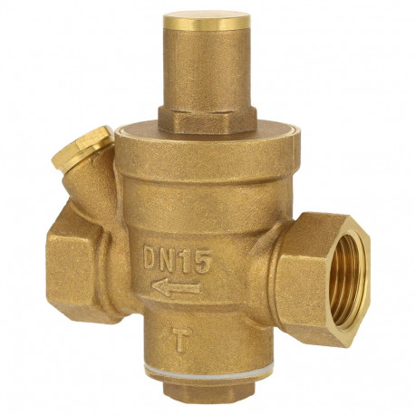 Limitar reductor de presión de agua 1/2 ff 15/21 dn15 manómetro válvula  reguladora de gas combustible de la válvula