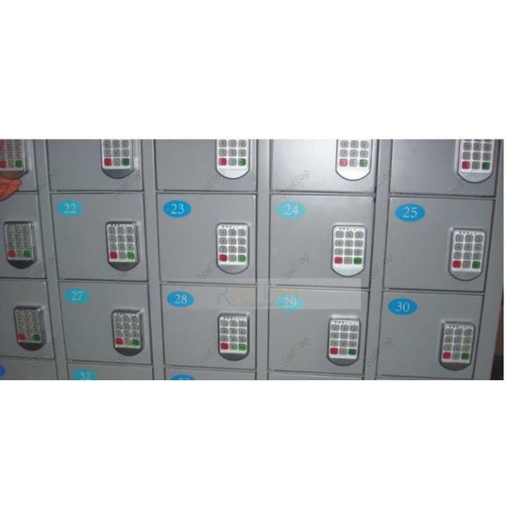 Silver Metal Locks Electronic Password keypad locker Digital cabinet lock for Locker office hotel home swimming pool wooch - 4