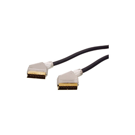 High quality gold plated 21pin scart cable konig - 1