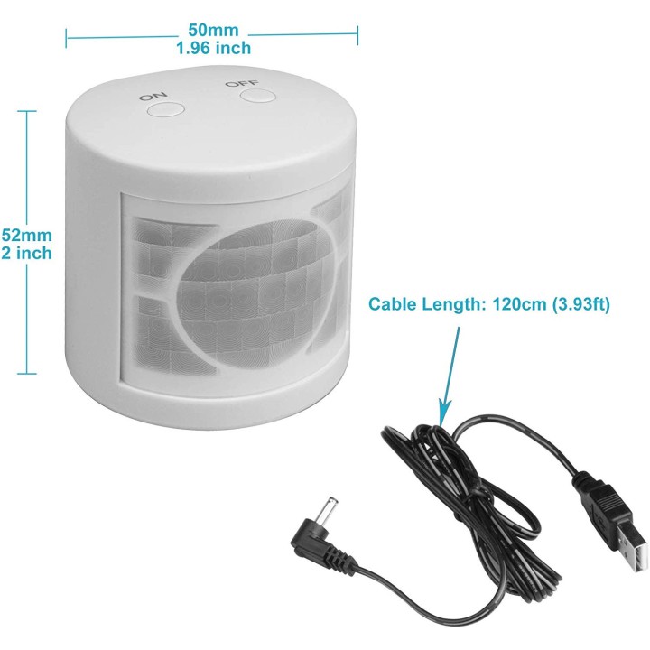 Universal DC 5V battery operated occupancy sensor Infrared PIR motion sensor remote for Air conditioner automatic control