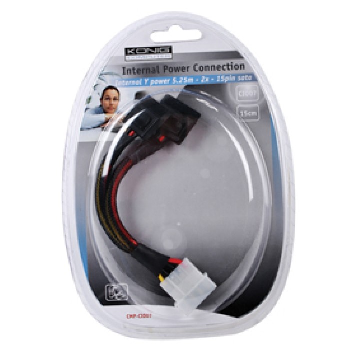 Splitter di alimentazione, interno 15 centimetri könig cmp ci007 konig - 1