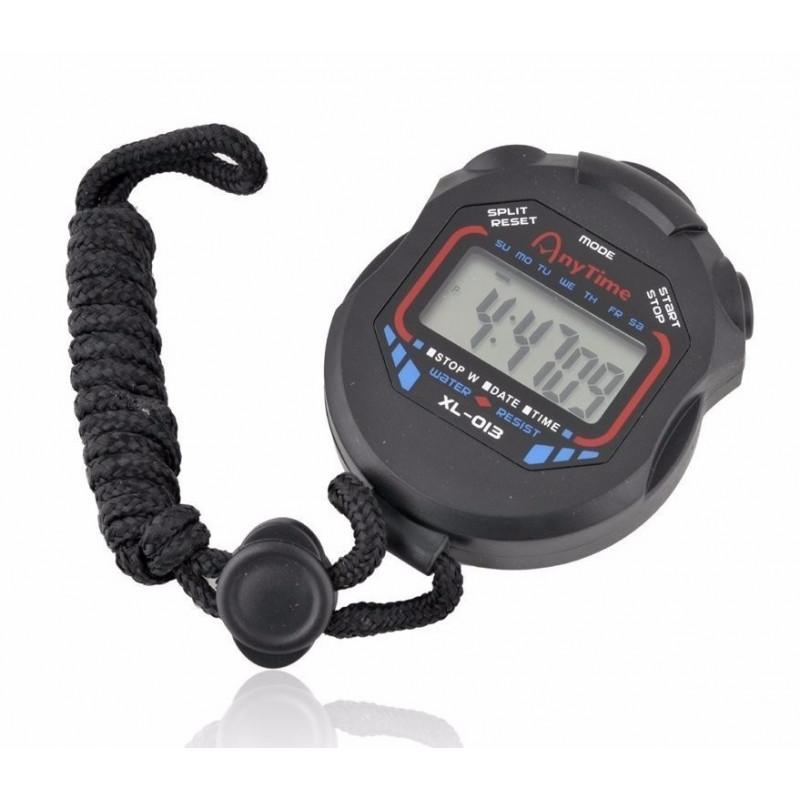 JunYe Sport Cronometro Contatore Timer Cronografo LCD Palmare Digitale per Funzionamento a Batteria 