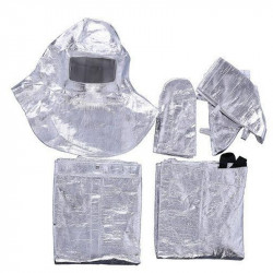 Coverall in aluminium resist to heat up to 900°c agreement ga88 94 protection gloves helmet jr international - 14