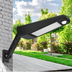 48LED Led Luz solar Iluminación impermeable al aire libre para pared de jardín