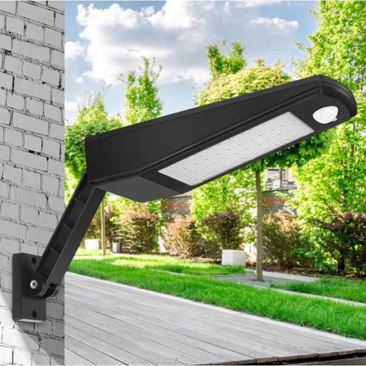 48LED Led Luz solar Iluminación impermeable al aire libre para pared de jardín