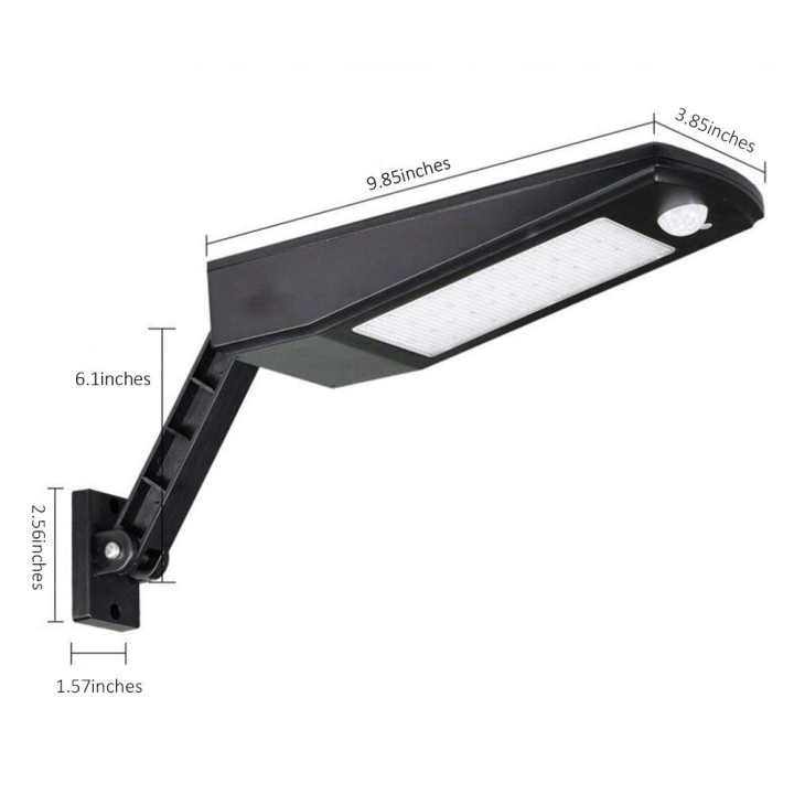 48LED ha condotto l'illuminazione impermeabile all'aperto della luce solare per la parete del giardino
