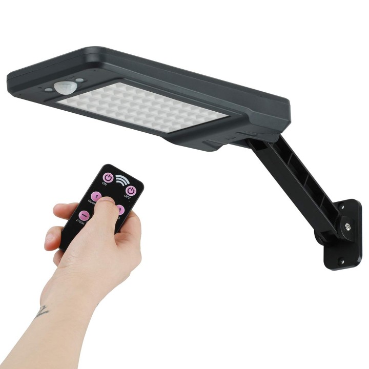 60 luci solari a LED impermeabili all'aperto IP65, applique da parete a led a distanza,
