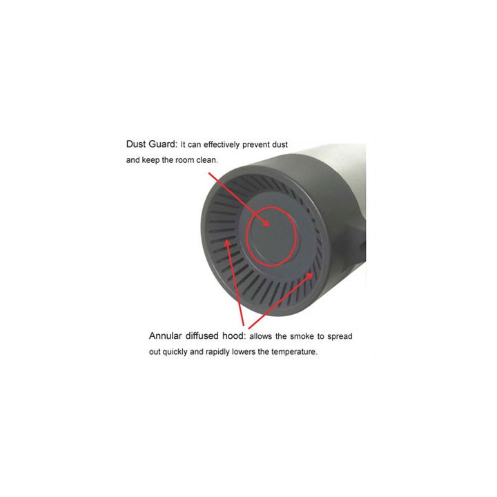 Generador difusor de humo 12v FNFOG + cartucho de humo 120m3 20sec cámara compatible wifi