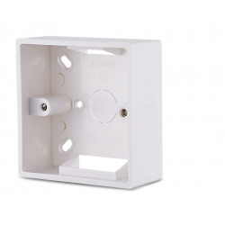 86X86 PVC Caja de conexiones Casete de montaje en pared para interruptor Base de enchufe Interruptor Caja inferior