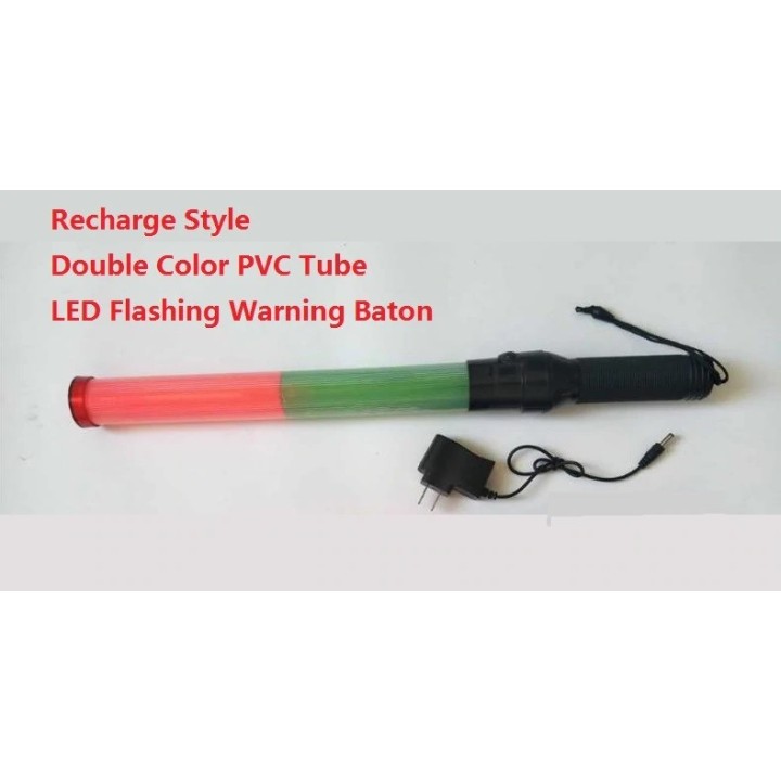 Baton lumineux rechargeable led vert rouge Eclairage circulation route aeroport train signalisation