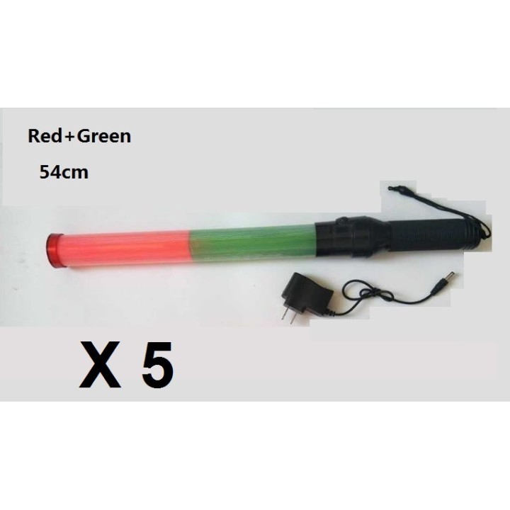 Baton luce ricaricabile led verde rosso Illuminazione traffico stradale aeroporto treno segnalazione