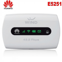 Desbloqueado Huawei E5251 42.2Mbps 3G HSPA + UMTS 900 / 2100MHz USB Router inalámbrico de bolsillo WiFi de banda ancha móvil PK 