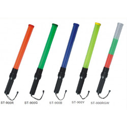 5 Wiederaufladbare Taschenlampe Weiß Signalisierungsverkehr Flugzeug Auto Straßenpolizei Baton eclats antivols - 2