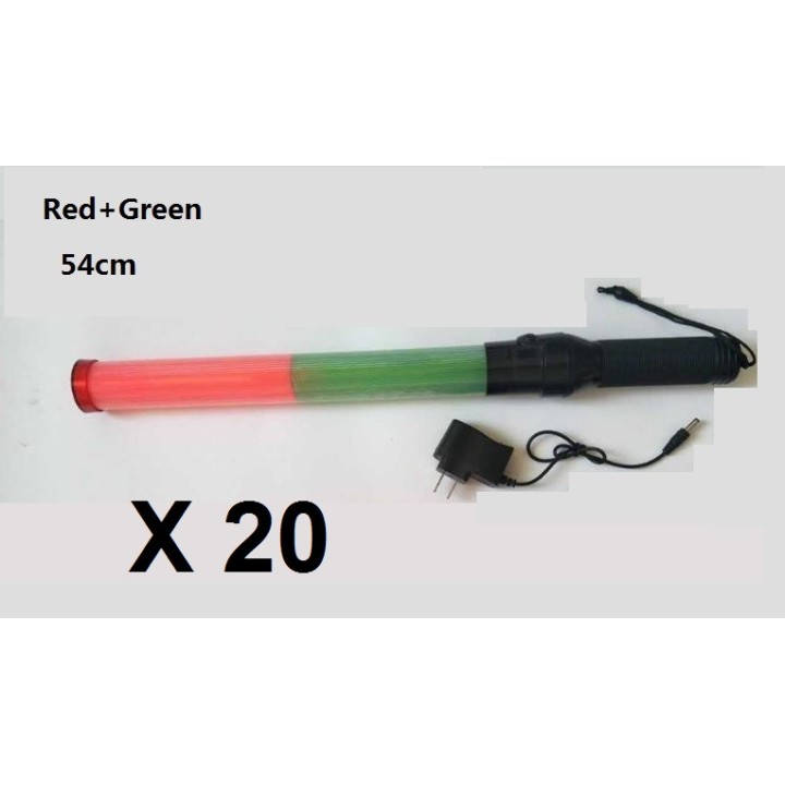 Baton light rechargeable led green red Lighting traffic road airport train signaling