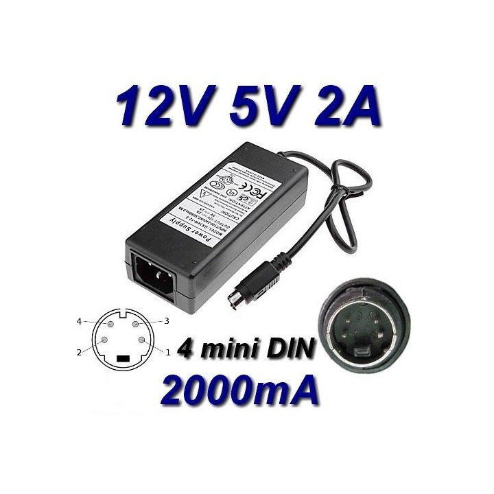 Adaptateur Secteur Jentec JTA0202Y 5V 2A 12V 2A 5 Broche lacie porche iomega 31426900 jr international - 7