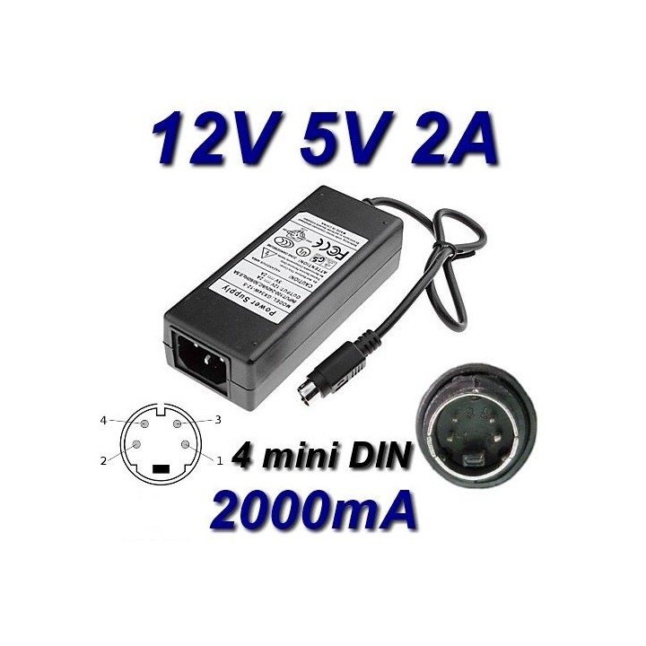 Adaptateur Secteur Jentec JTA0202Y 5V 2A 12V 2A 5 Broche lacie porche iomega 31426900 jr international - 7