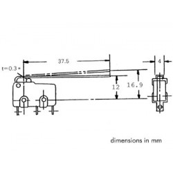 2 Anti tampered contact under ms5 l 220v long lever, 3a anti tampered contact 220v long lever anti tampered contact jr internati