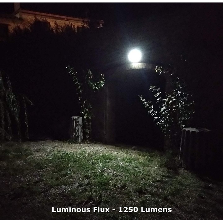 Lámpara solar 40w + panel solar + batería Iluminación del proyector 48 LED 1250 LM IP66 foco