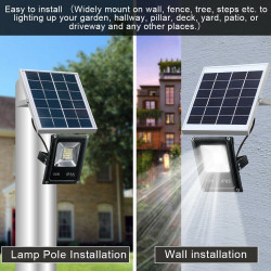 10W wasserdichtes IP65 Solarlicht SMD2835 Solarpanel LED Flutlicht Flutlicht Außen Sicherheit