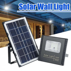 10W Impermeable IP65 Luz solar SMD2835 Panel solar LED Luz de inundación Proyector Lámpara