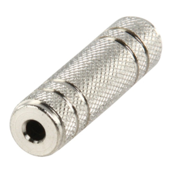 Adapter plug adaptador audio conector 3.5mm estereo hembra hacia conector 3.5mm estereo hembra ac 047 velleman - 1