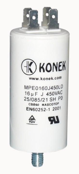 16uf kondensator mf mikrofarad 450v 50/60 hz motorinbetriebnahme w1 11.016 wohnung lug uhr konig - 3