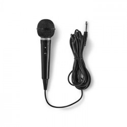 Dynamisches karaoke mikrofon schwarz hq - 3